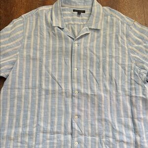 Men's  banana republic Blue Striped Shirt